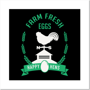 Farm Fresh Eggs Posters and Art